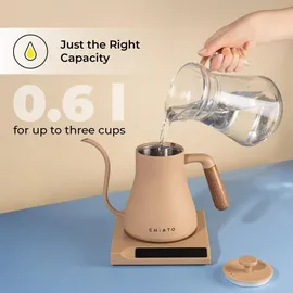 chiato flowPLAY Gooseneck 0,6 l Beige