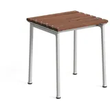HAY Traverse Hocker Aluminium / Esche 37 x 46 x 40 cm