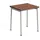 HAY Traverse Hocker Aluminium / Esche 37 x 46 x 40 cm