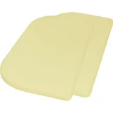 Playshoes Jersey-Spannbettlaken 89x51 cm 2er Pack, Gelb