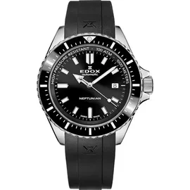 Edox Skydiver Neptunian Automatik Leder 44 mm 80120-3NCA-NIN