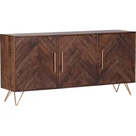 GUTMANN FACTORY Sideboard Mantova Holz Braun Akazie