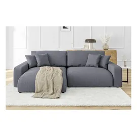 s-style möbel S-STYLE Ecksofa Emma - grau ¦ Maße (cm): B: 234 H: 78