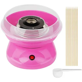 Zuckerwattemaschine, Zuckerwattemaschine für Kinder, 450 W, geeignet für Kinderpartys und Geburtstage, praktisch und praktisch, blau, weiß, rosa (Rosa)