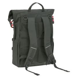 Lässig Outdoor Rolltop Backpack dunkelgrün