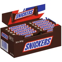 Snickers Schokoladenriegel 32 Stück 1.600 g