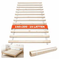 wolkenland Lattenrost PREMIUM Rollrost 14 Latten 140 x 200 cm