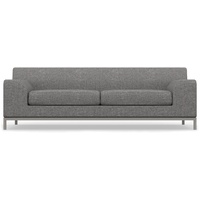 COMFORTLY 3-Sitzer-Sofa-Schonbezug, handgefertigt, kompatibel mit Kramfors-Couch, nur Bezüge (strapazierfähig, anthrazit)