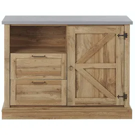 Beliani Sideboard TORONTO Hellbraun