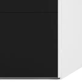 VCM Veto 183 x 221 x 61 cm weiß/schwarz