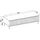 masseno OSTIA Lowboard 178,6x50x40 cm Beige MDF
