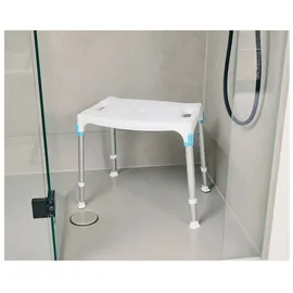 Eschenbach Duschstuhl laguna mit Rückenlehne Armlehne 150 kg weiß