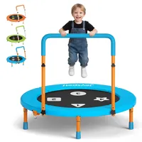 joy spot! Mini Trampolin 91 cm Schwarz/Blau