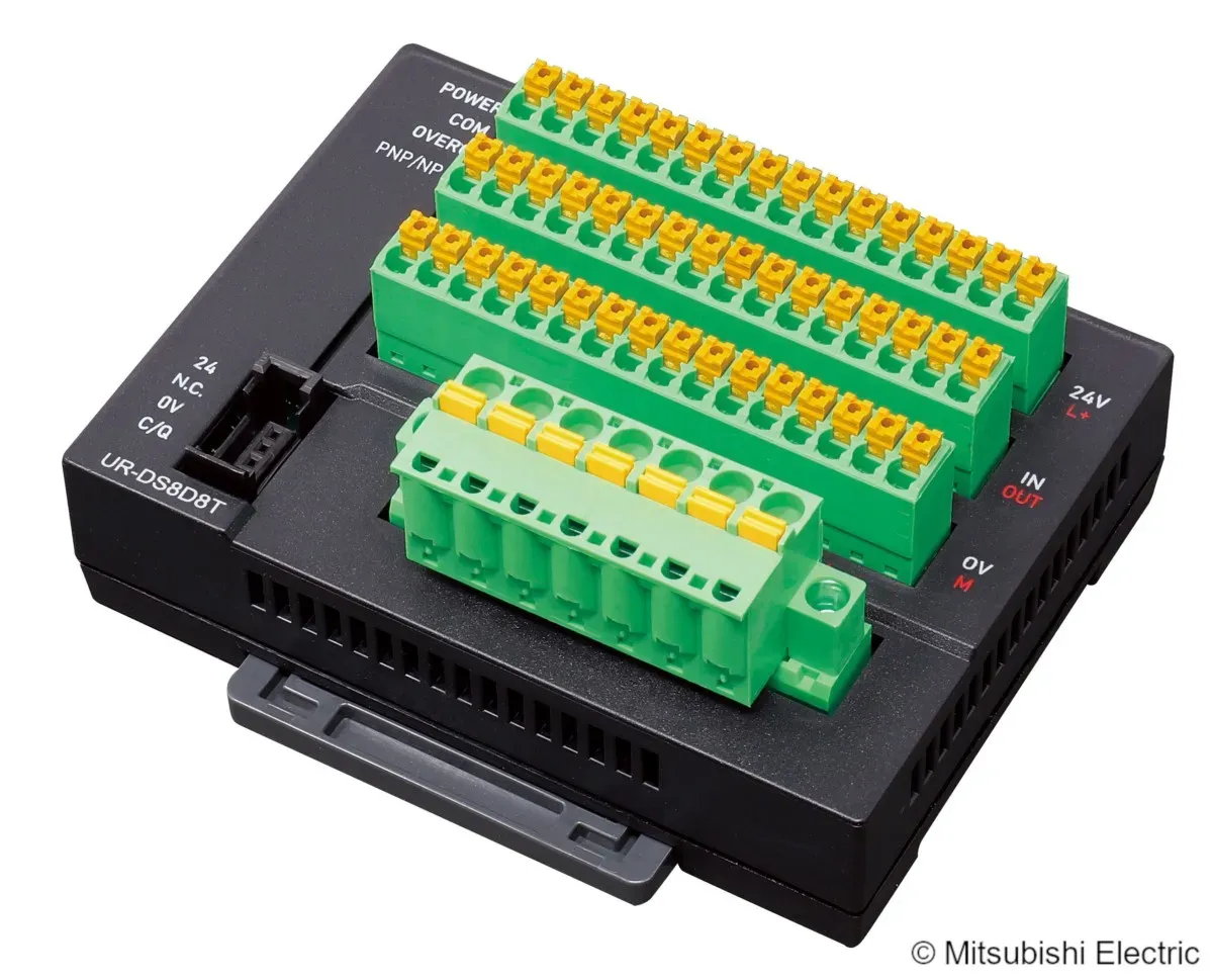 Mitsubishi Electric IO Link Hub, 8xDI, 8xDO UR-DS8D8T-F01