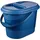 KEEEPER Bio-Eimer mit Deckel, 13 l, Ovaler Abfalleimer, Elsa, Eco Blue (Blau)