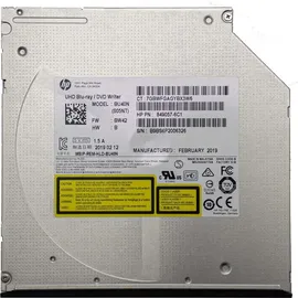 LG Hitachi-LG Super Multi UHD-BD Brenner, Schwarz, Ablage, Laptop, Blu-Ray RW, SATA, 60000 h