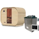 Karibu Quadro 1 Plus inkl. 9 kW Ofen + int. Steuerung