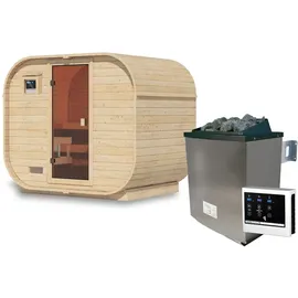 Karibu Quadro 1 Plus inkl. 9 kW Ofen + int. Steuerung