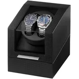 ProCase 2 Uhren Uhrenbeweger für Automatikuhren, Automatische Uhrenbeweger Box mit leisem Motor und flexiblem Kopfkissen, Watches Case für Herren und Damen