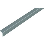 GAH ALBERTS Alberts Winkelprofil | selbstklebend | Kunststoff, grau metallic | 1000 x 20 mm