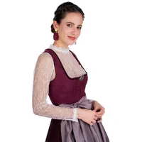 MarJo Dirndl Midi Dirndl 2tlg. - VERONIKA - wine/mauve light 48