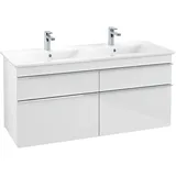 Villeroy & Boch Waschtischunterschrank 4 Auszüge 125,3 x 59,0 x 50,2 cm Glossy White