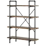 Möbel Kraft Regal 70 x 40 x 141 cm Mehrfarbig