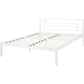 Beliani Cusset 140 x 200 cm Weiß