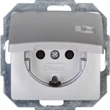 Kopp Schuko-Steckdose 1-fach Silber