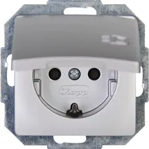 Kopp Schuko-Steckdose 1-fach Silber