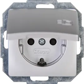 Kopp Schuko-Steckdose 1-fach Silber
