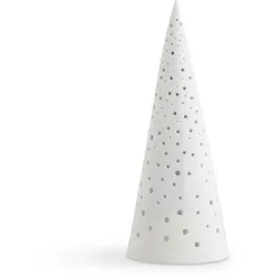 Kähler Design - Nobili Teelichtleuchter Kegel, 30 cm / schneeweiß