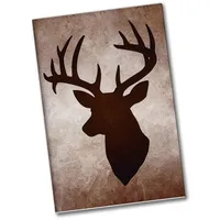 speecheese Hirschkopf Silhouette Souvenir Magnet für Jagdfans Lustiger Souvenir Magnet für Jäger und Naturfreunde