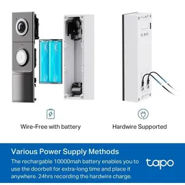 TP-Link Tapo D235 Video-Türklingelkamera Schwarz