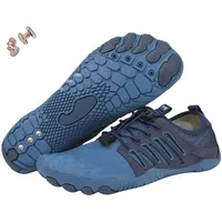 Erdungsschuhe mit Kupfer, Geerdete Barfußschuhe für Damen und Herren bei Neuropathie, Leichte, rutschfeste Barfußschuhe zum Wandern (C Blue, Erwachsene, 39, Numerisch, EU Schuhgrößensystem, M) - 39 EU