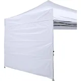 ABCCANOPY Seitenwände für Pavillon 2,5x2,5 m 2 Stück Weiß