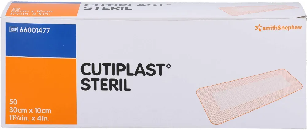 Cutiplast steril Wundverband 10x30 cm 50 St