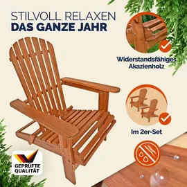 CASARIA Sonnenliege 85 x 69 x 93 cm Braun