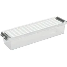 SUNWARE Aufbewahrungsbox Q-Line 27 x 8,4 x 6,1 cm 1-tlg. transparent