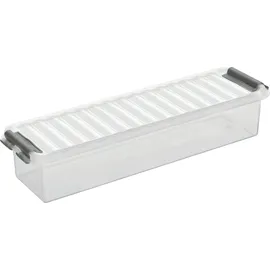 SUNWARE Aufbewahrungsbox Q-Line 27 x 8,4 x 6,1 cm 1-tlg. transparent