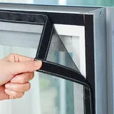 80x105cm Fliegengitter Dachfenster reißverschluss Insektenschutz Klettband Mückengitter Gaze ohne Bohren