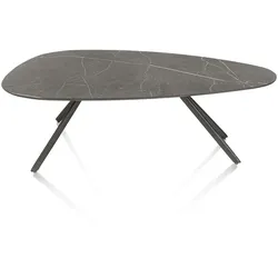 XOOON Minato Couchtisch HPL/Metall - Schwarz
