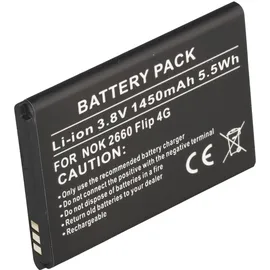 AccuCell Nokia 2660 Flip 4G 1450 mAh 1 St.