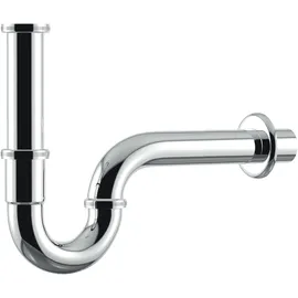VARIOSAN Röhrensiphon 1 1/4 Zoll Edelstahl verchromt