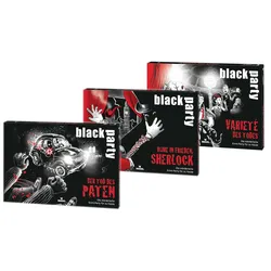 Black Party 3er Set (Ruhe in Frieden Sherlock, Der Tod des Paten, Varieté des Todes)