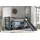 M&S Halbhochbett Pino 90 x 200 cm Kiefer massiv grau lackiert