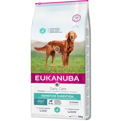 EUKANUBA Daily Care Adult Sensitive Digestion 12kg + Überraschung für den Hund
