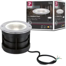 Paulmann Bodeneinbauleuchte Floor Edelstahl 120mm 6W 580lm IP67 silber