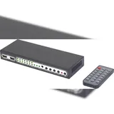 SpeaKa Professional 6 Port HDMI-Matrix-Switch mit Picture in Picture-Funktion, mit Fernbedienung UHD 4K @ 60 Hz