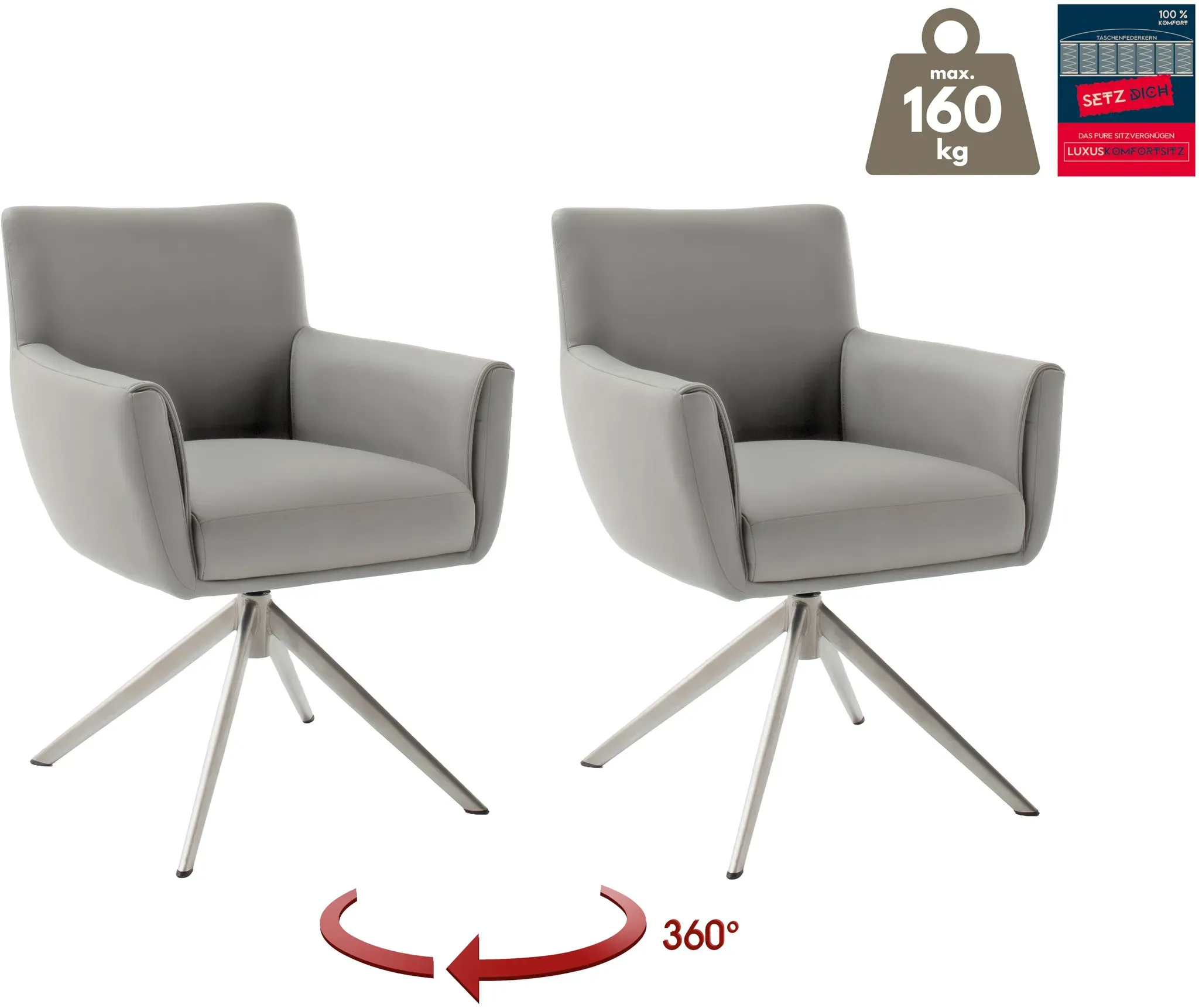 4-Fußstuhl MCA FURNITURE 